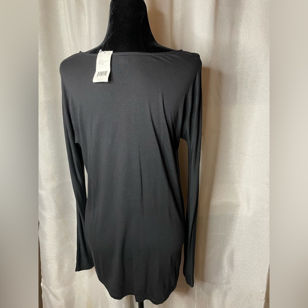 Vince Women’s Top Long Sleeve Black Small. - Picture 2 of 8